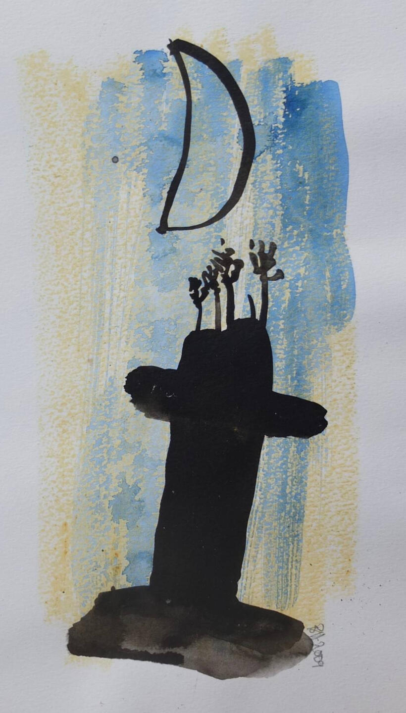 Untitled Romantic Abstraction The Prophets Landscape